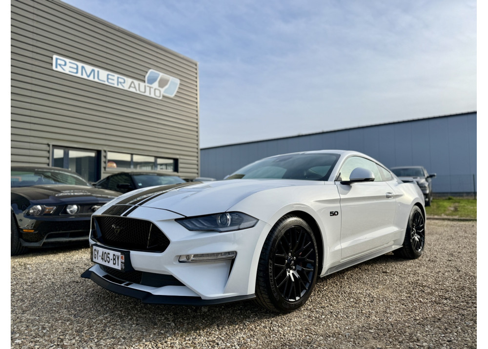 Ford Mustang GT V8 5.0L - Boite automatique - Carbone - B&O - 2018 - PAS de malus