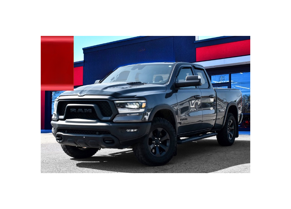 * VENDU * - Dodge RAM 1500 V8 5.7L HEMI REBEL - 2022 - Quad Cab - CarPlay - Benne de 6,4FT